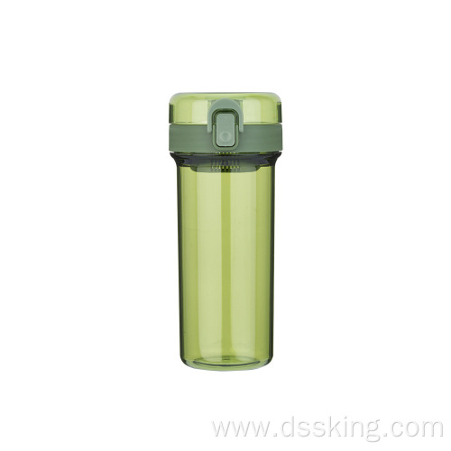 BPA Free Portable plastic water bottle Promotional Gift Plastic Water Bottle With Detachable Straw